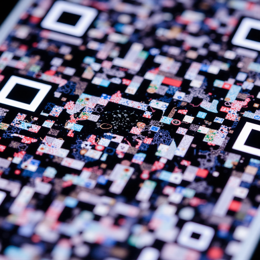 小程序二維碼，方形圖案，黑白相間設計，中間顯示觀瀾堂標識，周圍有細密的幾何圖案裝飾，清晰可掃描